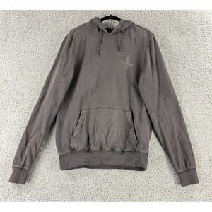 Roark Expedition Union Sweater Mens Small Gray Hoodie Pullover Long Sleeve Knit